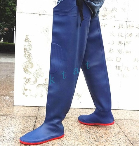 men's thigh high rubber boots